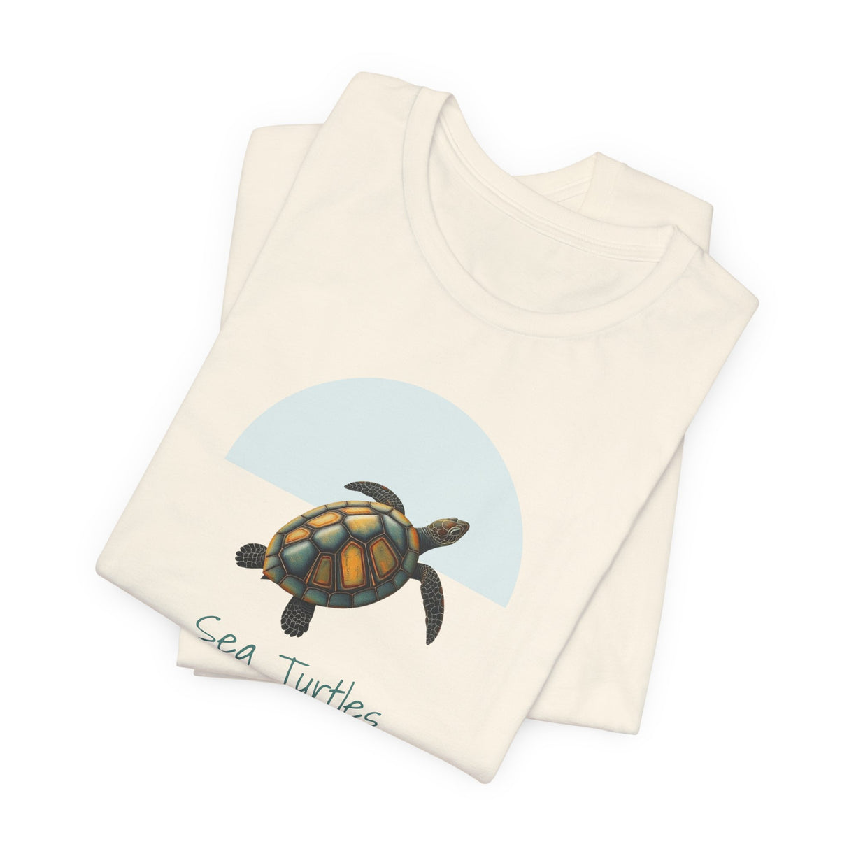 Water Color Print Sea Turtle Graphic Tee - 3 Colors