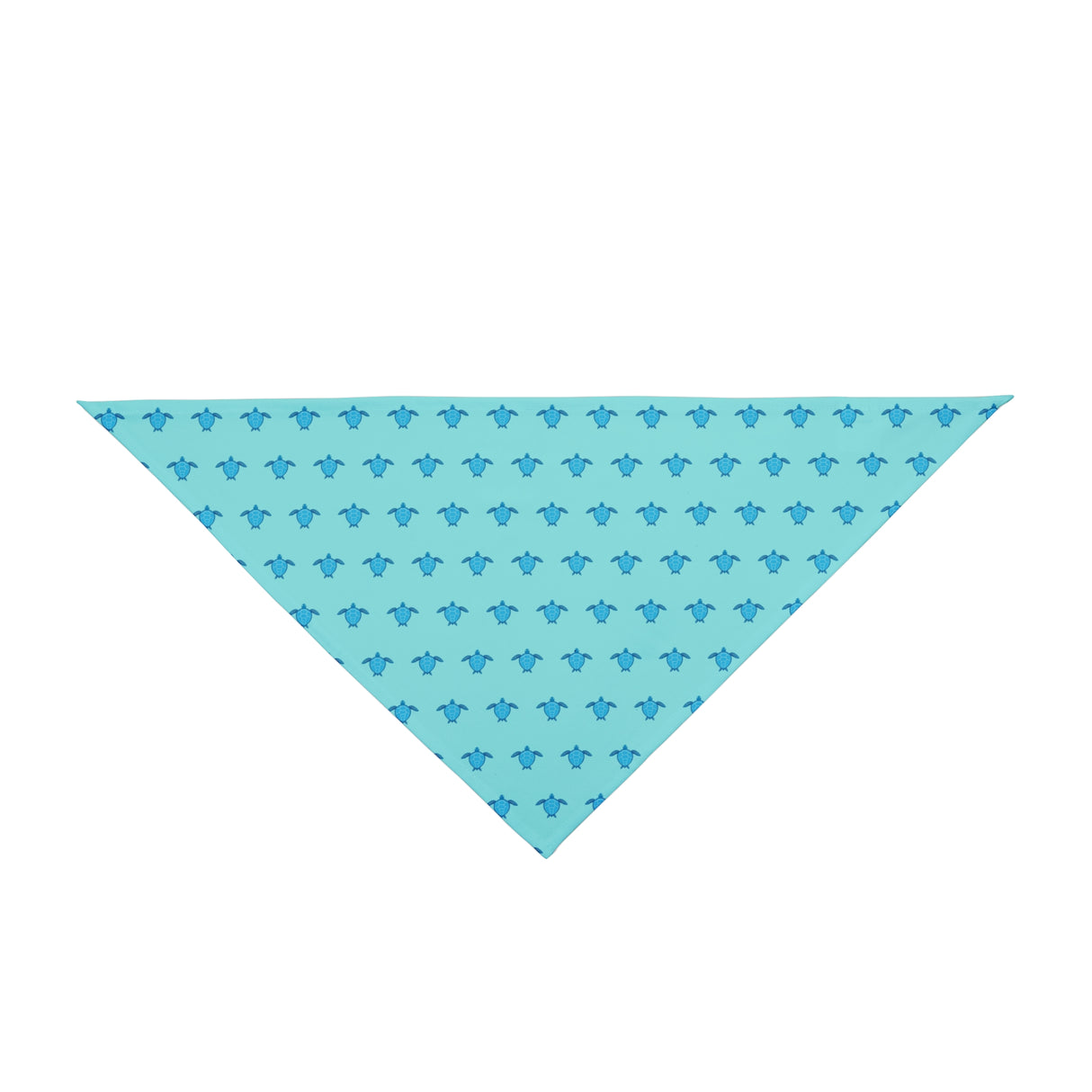 Stylish Blue Sea Turtle Pet Bandana for Dogs and Cats.