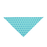 Stylish Blue Sea Turtle Pet Bandana for Dogs and Cats.