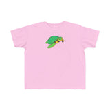 Toddler Cartoon Sea Turtle Tee - 10 colors