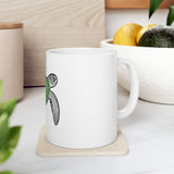 Half-Tone Design Sea Turtle Ceramic Mug
