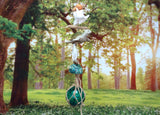 Hanging Nautical Garland Green Glass Float Sea Turtle Shells (1 Garland approx. 24 x 6 inches) Turtle Shells Mobile for beachy home decor!