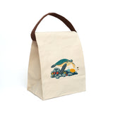 Colorful Sea Turtle Lunch Bag - Reusable Canvas Lunch Bag