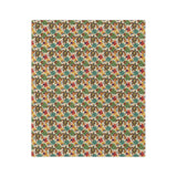 Tropical Sea Turtle-Themed Velveteen Microfiber Blanket - 3 Sizes