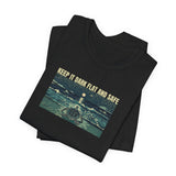 Keep It Dark Flat Safe Ink Art Sea Turtle Tee - 5 Colors Dark
