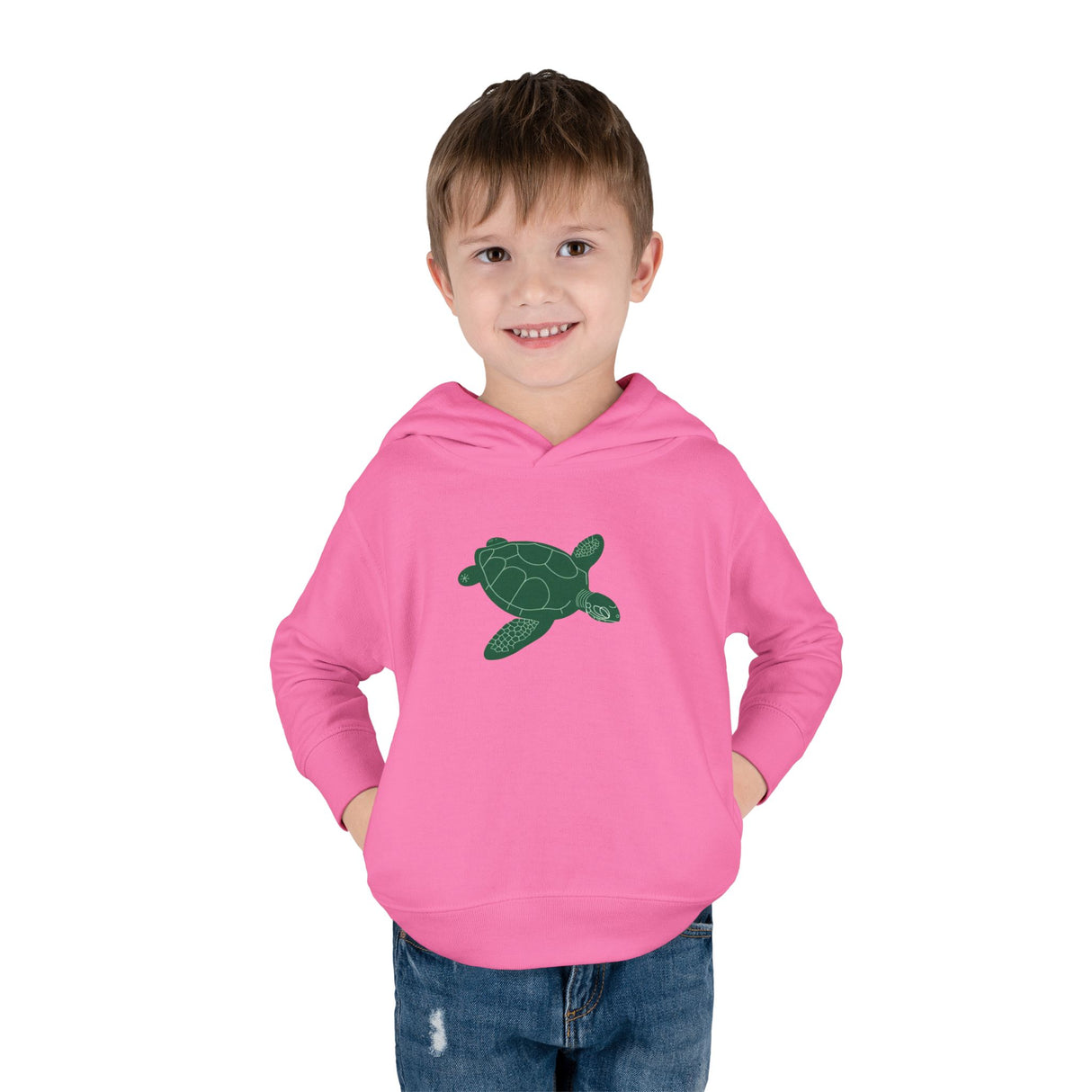 Toddler Gliding Sea Turtle Hooded Sweatshirt - 4 Colors