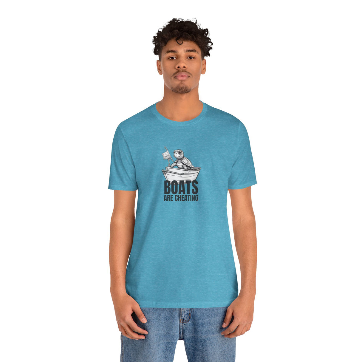Boats Are Cheating Sea Turtle Tee - 6 Colors