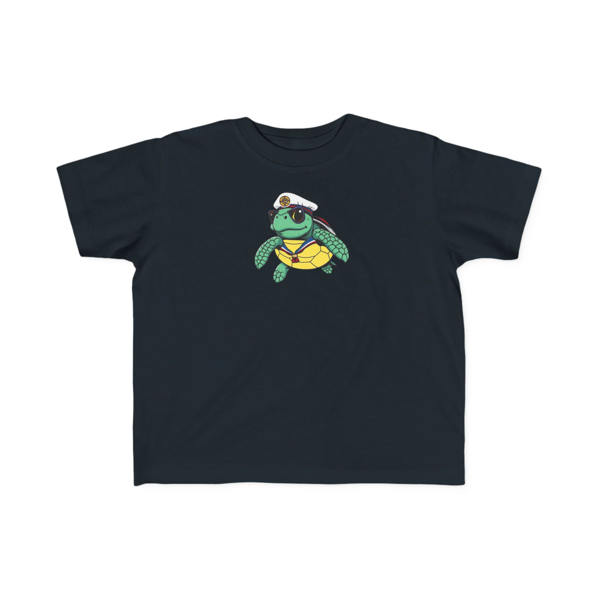 Toddler Cartoon Sailor Sea Turtle Tee - 10 colors