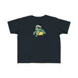 Toddler Cartoon Sailor Sea Turtle Tee - 10 colors