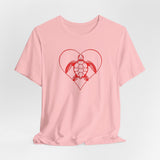 Red Heart Sea Turtle Graphic Tee - 8 Colors