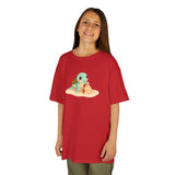 Kids Cute Baby Sea Turtle Sand Castle Cartoon Tee - 8 colors