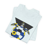 Bauhaus Blue Yellow Black Sea Turtle Graphic Tee - 5 Colors