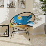 Headin Out To Sea Turtle -Themed Velveteen Microfiber Blanket - 3 Sizes