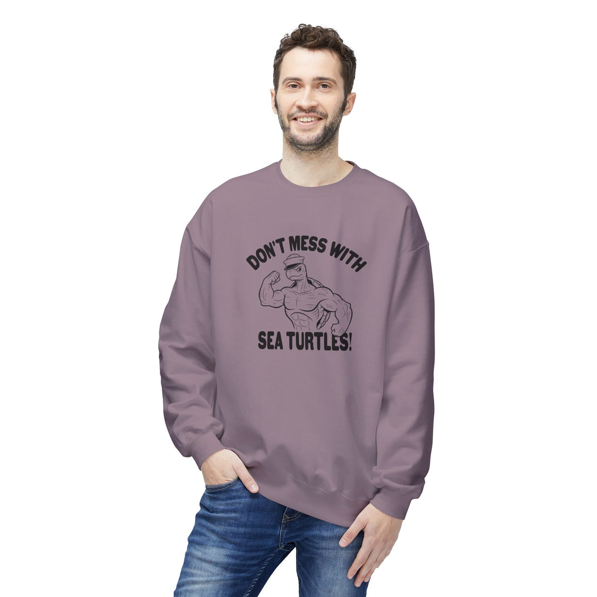 Don't Mess With Sea Turtles Black Ink Sweatshirt - 6 colors