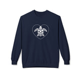 White Heart Sea Turtle Sweatshirt - 7 colors