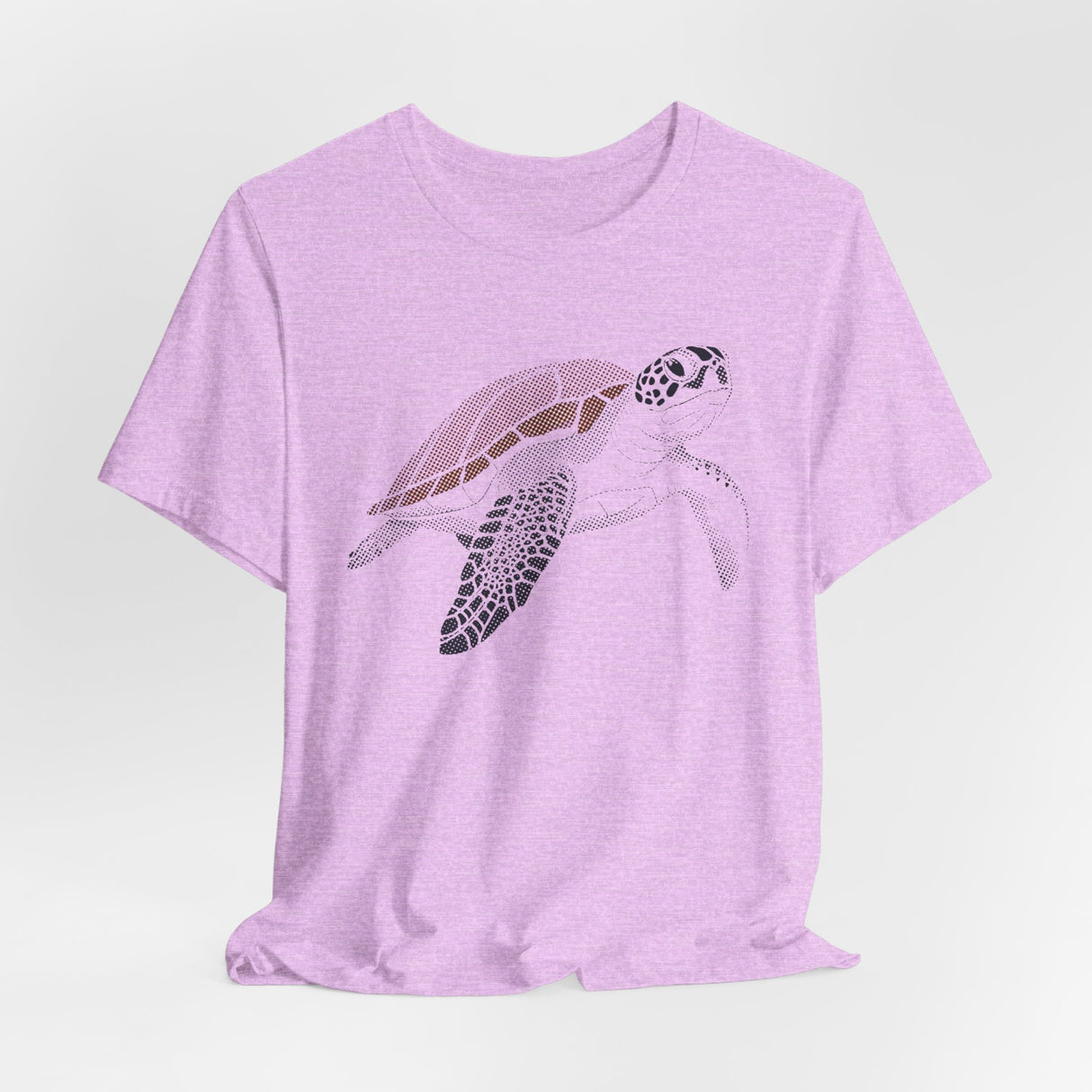 Maroon HalfTone Sea Turtle Graphic Tee - 4 Colors