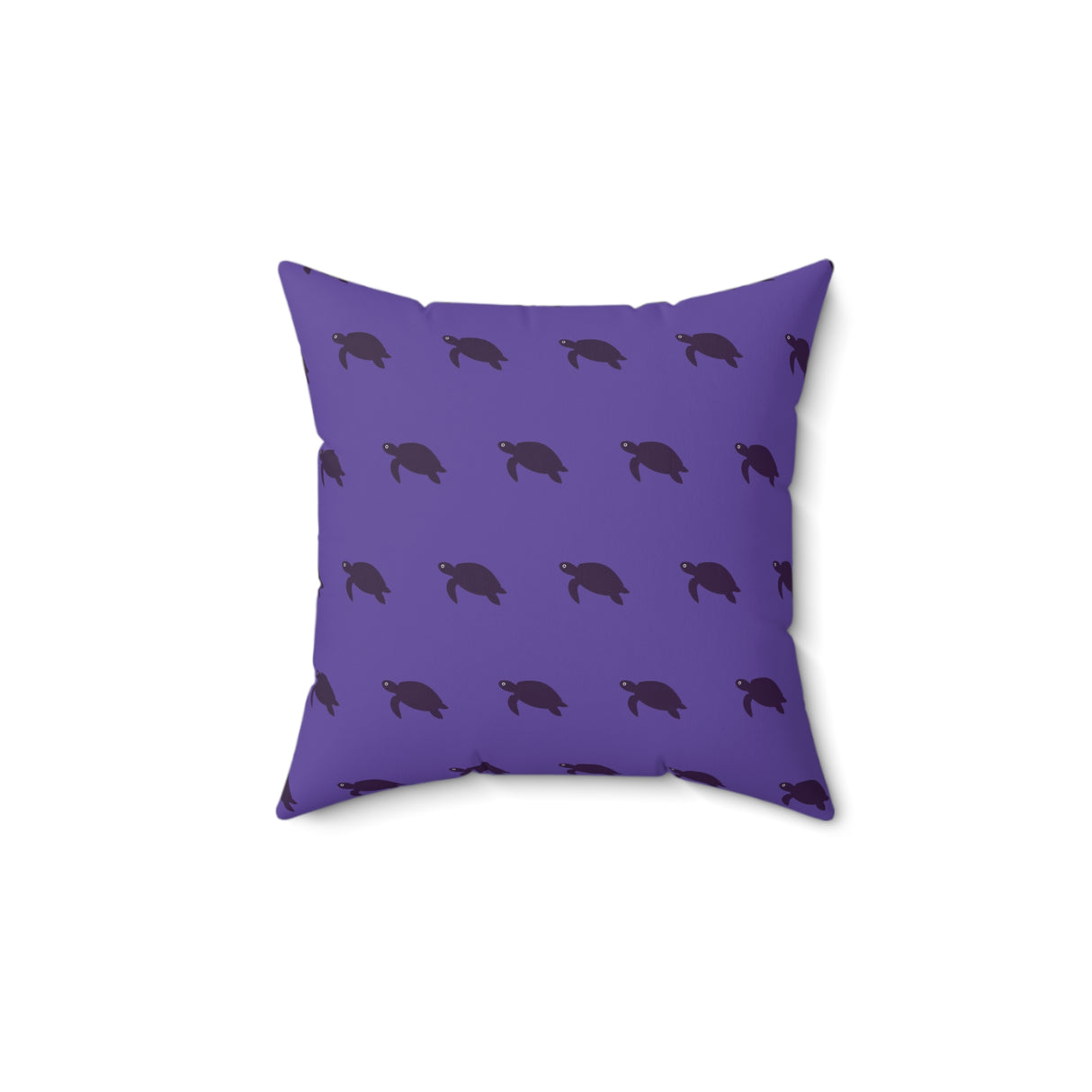 Purple Momchrome Sea Turtle Pillow, Faux Suede Pillow - 4 sizes