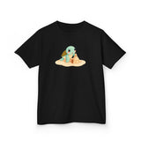 Kids Cute Baby Sea Turtle Sand Castle Cartoon Tee - 8 colors