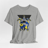 Bauhaus Blue Yellow Black Sea Turtle Graphic Tee - 5 Colors