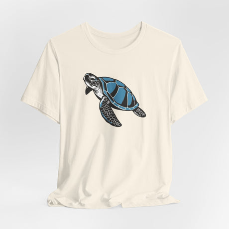 Blue Comic Print Sea Turtle Graphic Tee - 7 Colors