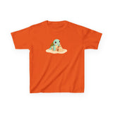 Kids Cute Baby Sea Turtle Sand Castle Cartoon Tee - 8 colors