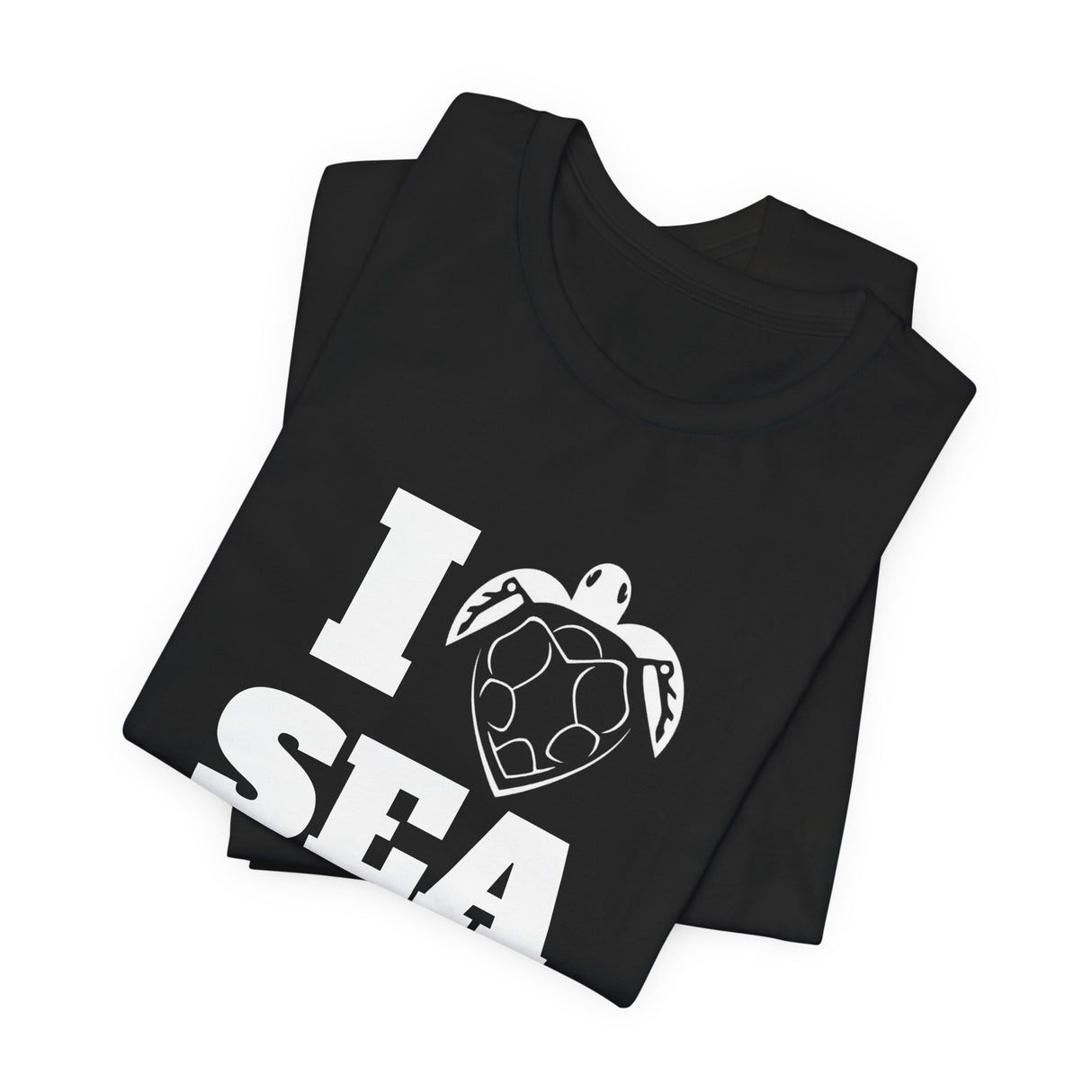 I Heart Sea Turtles White Ink Graphic Tee - 7 Colors