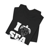 I Heart Sea Turtles White Ink Graphic Tee - 7 Colors