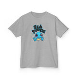 Kids Cute Baby Sea Turtle Blue Cartoon Tee - 7 colors