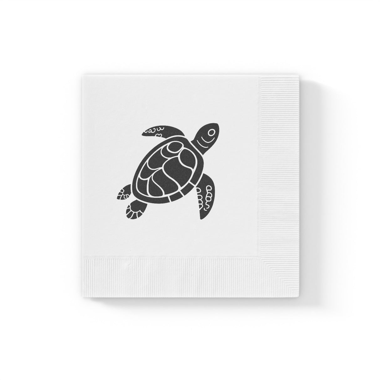 Black Island SeaTurtle-Themed Cocktail Napkins