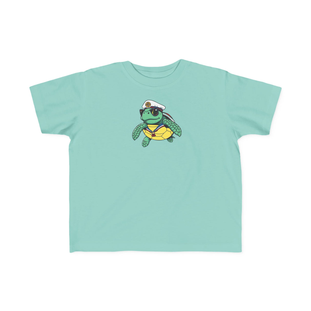 Toddler Cartoon Sailor Sea Turtle Tee - 10 colors