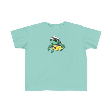 Toddler Cartoon Sailor Sea Turtle Tee - 10 colors