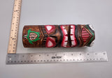 Tropical Tiki Face Totem Large Painted Turtle (1 pole approx. 8 inches tall) Painted Tiki Face Totem Pole for tiki island home decor!