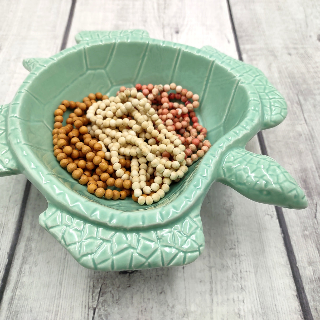 Sea Turtle Pastel Green Plate (1 dish approx. 6.75+ inches wide) Green Sea Turtle Ceramic Dish for coastal table charm display & kitchen accent