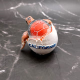 Sea Turtle Egg Hatchling Red Shell (1 sea turtle approx. 2+ inches) Red Painted Resin Baby Sea Turtle Egg Figure for coastal home décor!