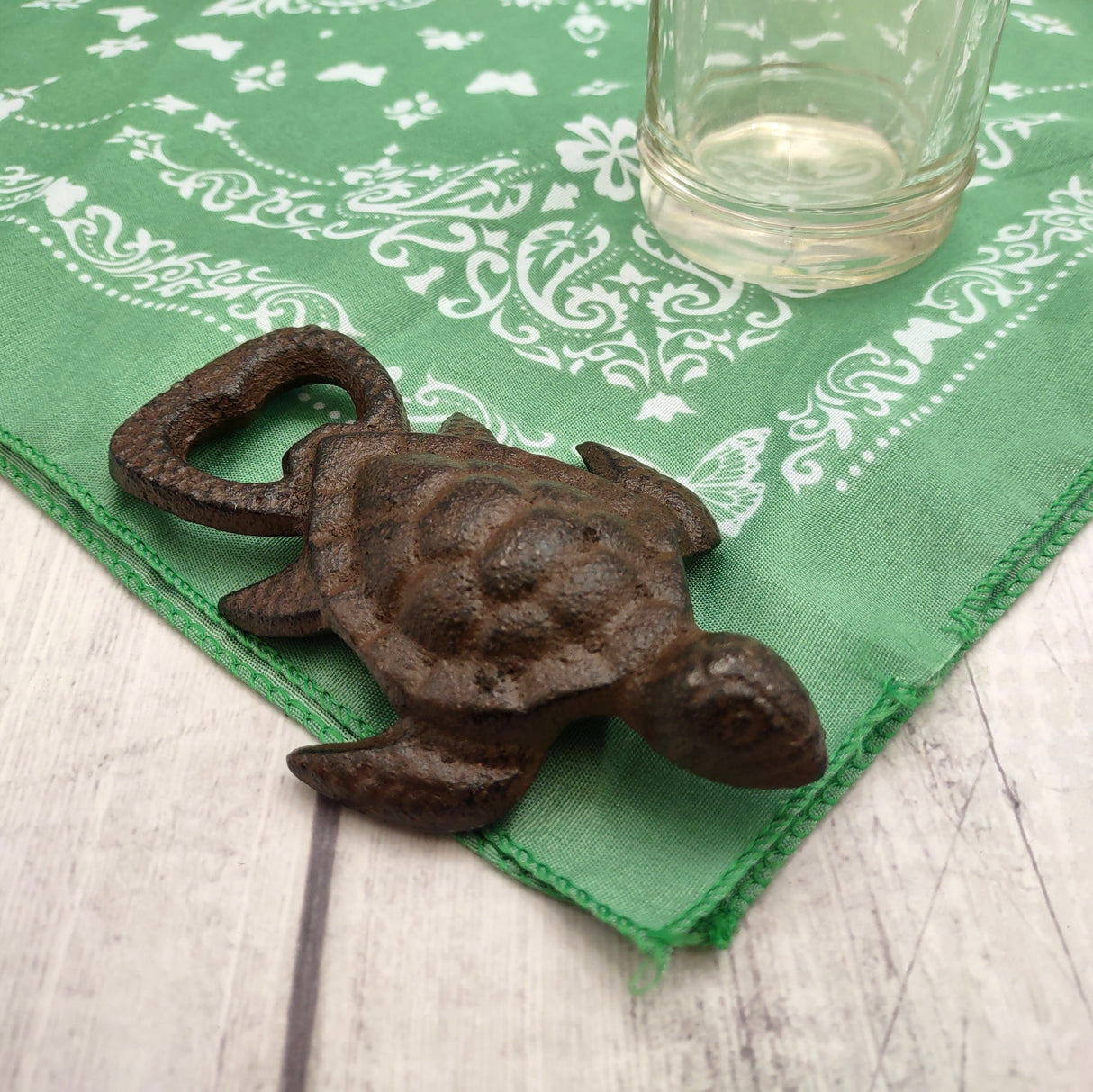 Brown Metal Sea Turtle Bottle Opener (1 opener approx. 4.5+ inches) Cast Iron Patina Sea Turtle Bottle Opener for coastal kitchen or home!