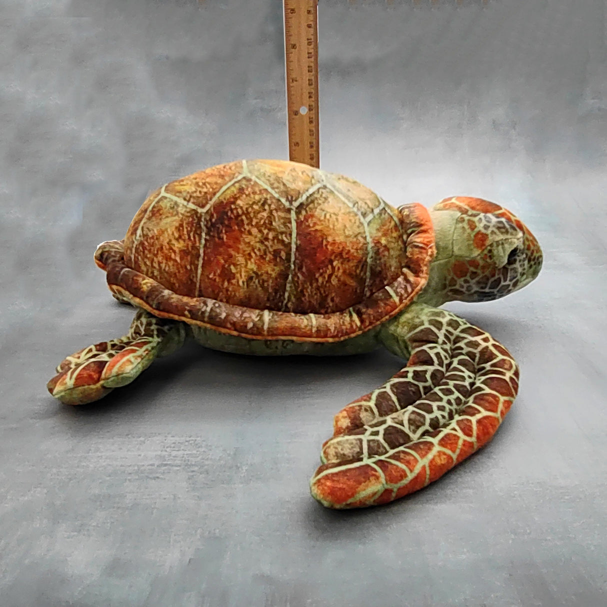 Adorable Sea Turtle Plush (1 stuffed animal approx. 14 inches long) Highly Detailed Stuffed Sea Turtle ideal gift for kids and adults!