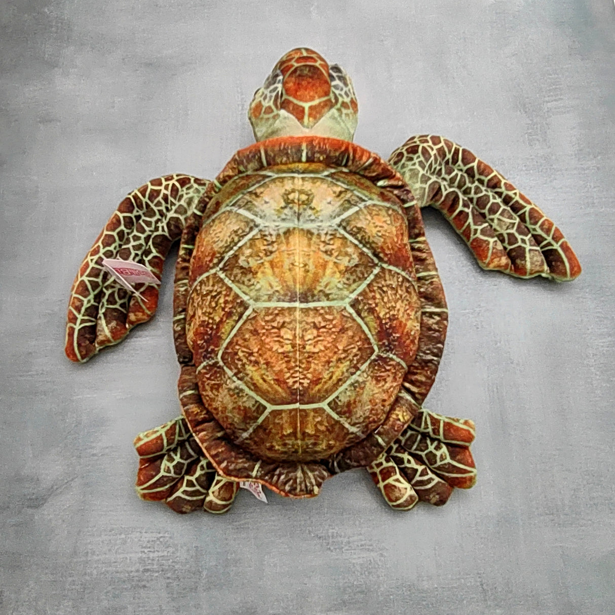 Adorable Sea Turtle Plush (1 stuffed animal approx. 14 inches long) Highly Detailed Stuffed Sea Turtle ideal gift for kids and adults!