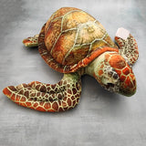 Adorable Sea Turtle Plush (1 stuffed animal approx. 14 inches long) Highly Detailed Stuffed Sea Turtle ideal gift for kids and adults!