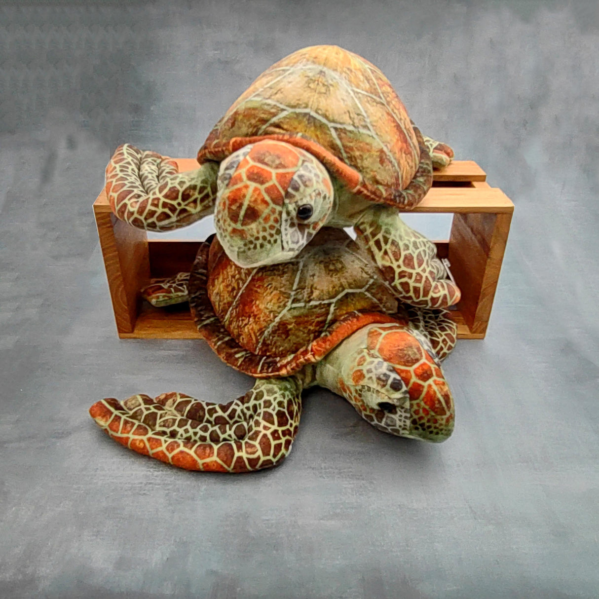 Adorable Sea Turtle Plush (1 stuffed animal approx. 14 inches long) Highly Detailed Stuffed Sea Turtle ideal gift for kids and adults!