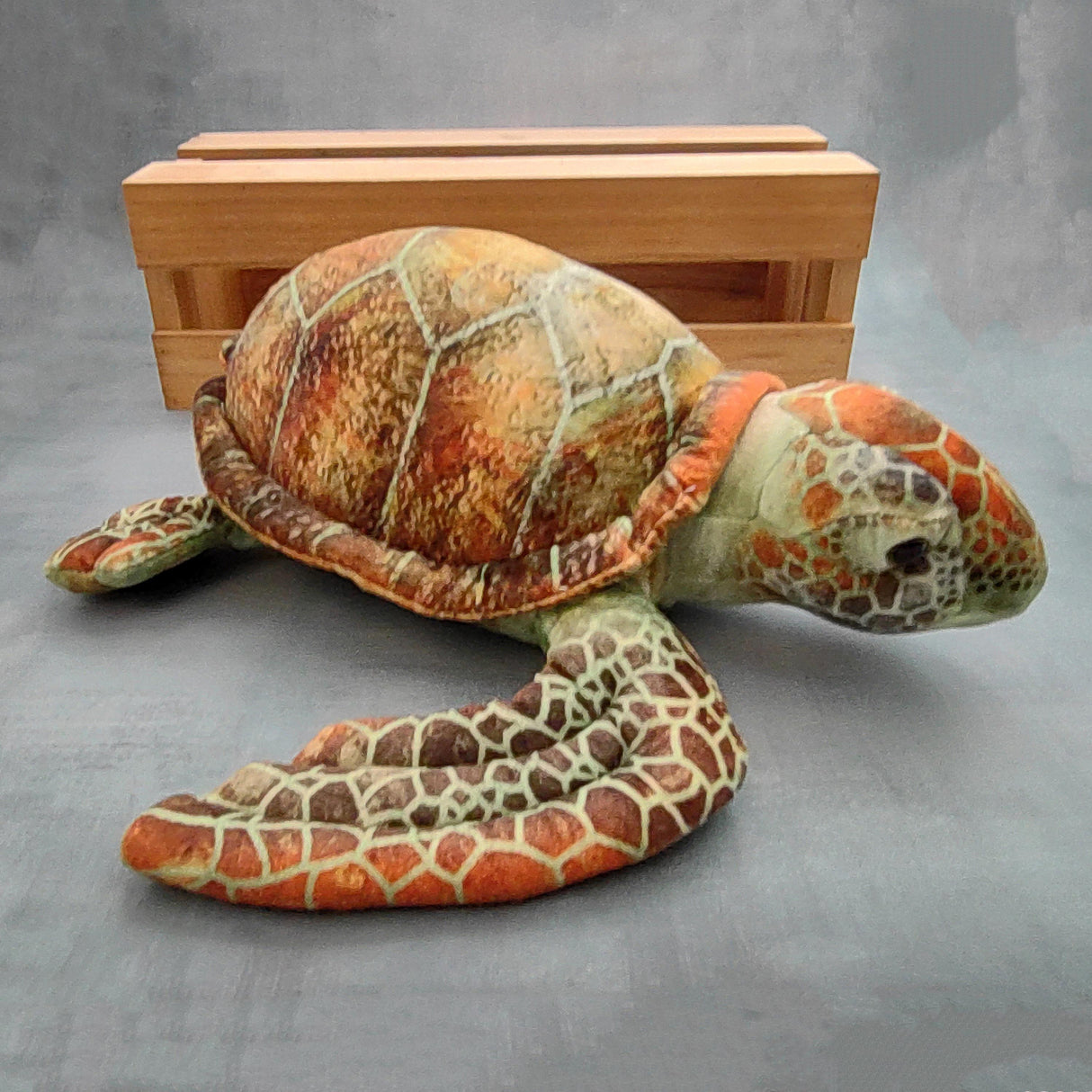 Adorable Sea Turtle Plush (1 stuffed animal approx. 14 inches long) Highly Detailed Stuffed Sea Turtle ideal gift for kids and adults!