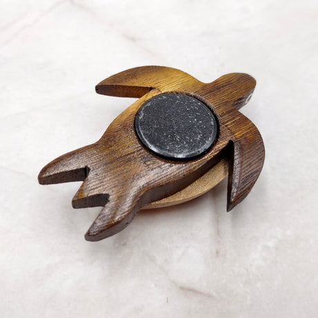 Wooden Sea Turtle Magnet Pink Hibiscus Flower (1 magnet approx. 2+ inches) Wood Sea Turtle Magnet gift for fridges cabinets doors!