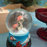 Brown Sea Turtle Seasonal Holiday Water Globe (1 globe approx. 4+ inches tall) Decorative Brown Sea Turtles Water Globe for coastal display!