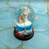 Brown Sea Turtle Seasonal Holiday Water Globe (1 globe approx. 4+ inches tall) Decorative Brown Sea Turtles Water Globe for coastal display!