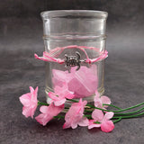 Sea Turtle Charm Bracelet Pink White Cord (approx. 5-7+ inches AROUND) Rose Carnation Sea Turtle String Bracelet Jewelry a thoughtful gift!