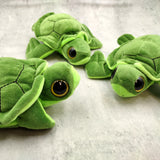Big Eyed Sea Turtle Plush Animal (1 stuffed animal approx. 6+ inches long) Large Eyed Plush Sea Turtle Toy ideal gift for someone special!