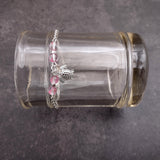 Sea Turtle Anklet Light Pink Beads Silver Color (approx. 9+ inches AROUND) Cute Pink Sea Turtle Charm Anklet for any beachy outfit!