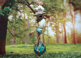 Hanging Nautical Garland Blue Glass Float Sea Turtle Shells (1 Garland approx. 20 x 6 inches) Shells Float Turtle Mobile for beachy décor!