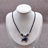 Sea Turtle Colorful Necklace Mood Pendant (1 turtle necklace approx. 18+ inches AROUND) Sea Turtle Pendant Necklace for wearing & gifting!