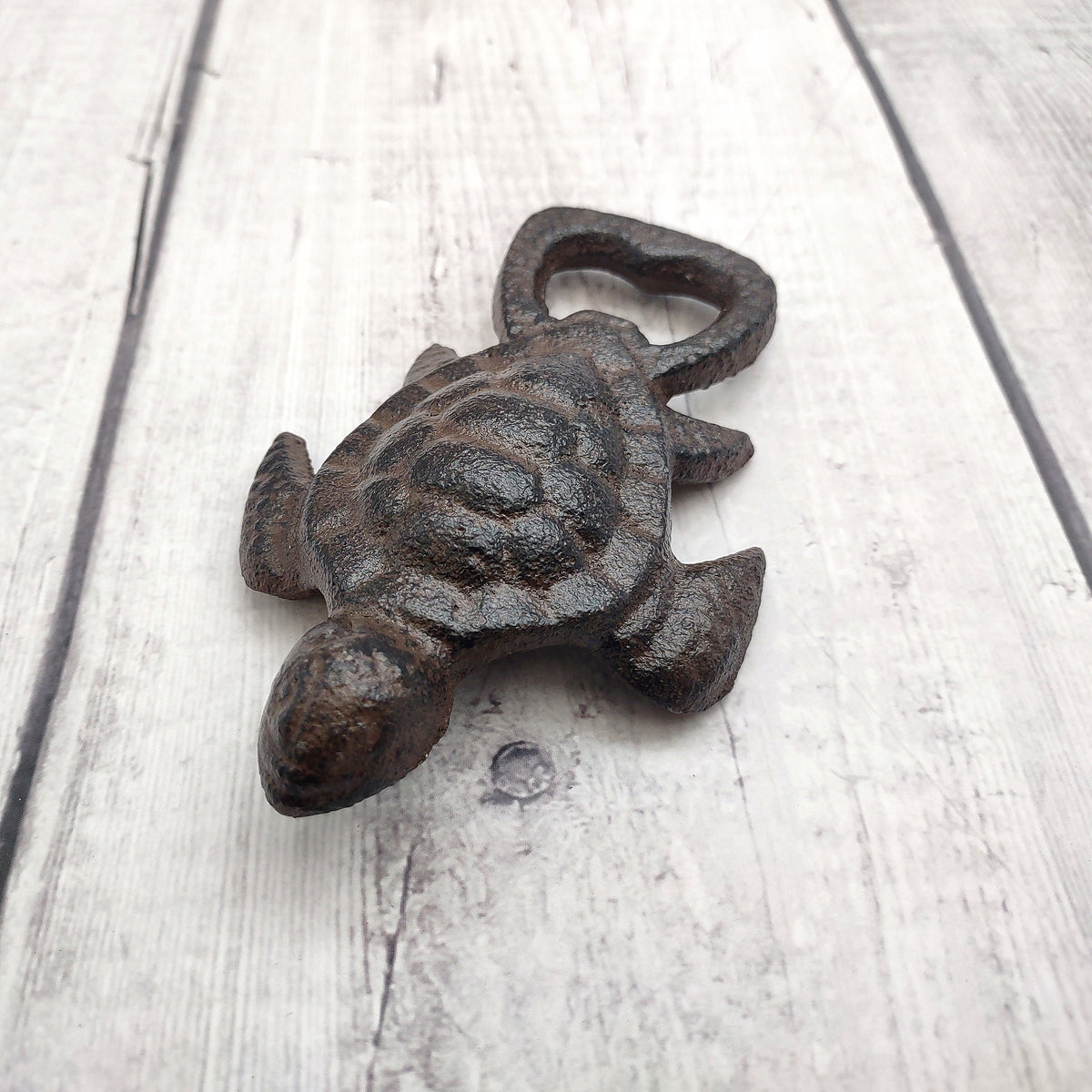 Brown Metal Sea Turtle Bottle Opener (1 opener approx. 4.5+ inches) Cast Iron Patina Sea Turtle Bottle Opener for coastal kitchen or home!